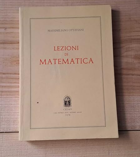 Lezioni di matematica. Testo universitario.