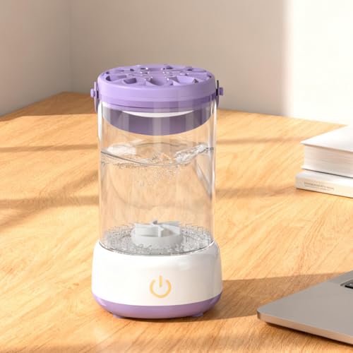 Limpiador de Brochas de Maquillaje Eléctrico, Portátil De Herramientas De Maquillaje, Limpiador Automático de Brochas Cosméticas, para Entusiastas de la Belleza Uso Personal Viaje y Estudio - imagen 3