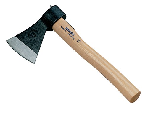AUSONIA - 27090 Hacha Carpintero 300 G con Mango DE Madera CM 33