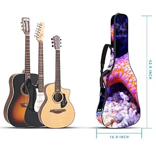 Housse de transport étanche pour guitare avec bandoulière réglable Motif étoile de mer Océan, Multicolore 01., 42.9×16… - Les Beatles, Paul McCartney, John Lennon, RIngo Starr, George Harrison Housse de transport étanche pour guitare avec bandoulière réglable Motif étoile de mer Océan, Multicolore 01., 42.9x16… – Image 5