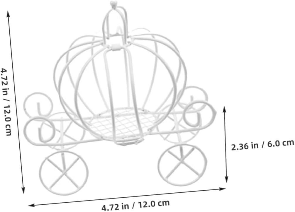 WHAMVOX 10Pcs Pumpkin Carriage Candy Boxes Unique Decorative Party Favor Containers for Weddings Birthdays and Halloween Table Centerpieces Whimsical Design for Versatile