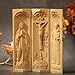 Catholic Altar Jesus Christ- Virgin Mary- St. Anthony Wood Carving Icon Catholic Home Decor Handmade Home Decor Catholic Home Altar