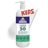 Rocky Mountain Sunscreen - Reef Safe SPF 30 Lotion for Kids - Broad Spectrum UVA/UVB - Water Resista