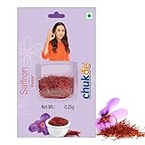 Chukde - Kesar 0.25 Gm - Saffron - Rich Flavor and Aroma - Ideal for Enhancing Dishes, Desserts, and Beauty Treatments - Ideal For Culinary, Health, and Skincare Applications - 0.25 Gm
