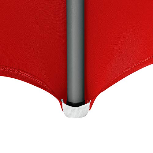 Image of Peomeise 4FT Spandex Table Cover Rectangular Stretch Spandex Tablecloth (Red,4FT)