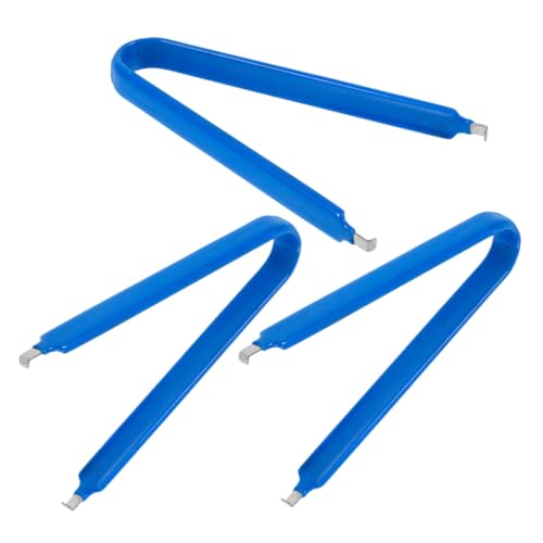 MUCKLILY 3pcs Mini Fuse Puller Car Disconnecting Automotive Trunk Remover Extraction for Strip Electrical Tool Fuse Puller Pliers Relay Pliers Relay Puller Stainless Steel Green