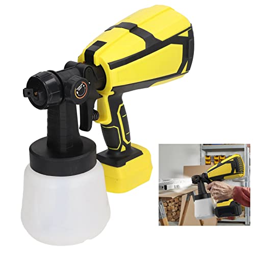 Pulverizador de Tinta Portátil Sem Fio, Pulverizador Elétrico de Alta Potência de 550w Com Recipient