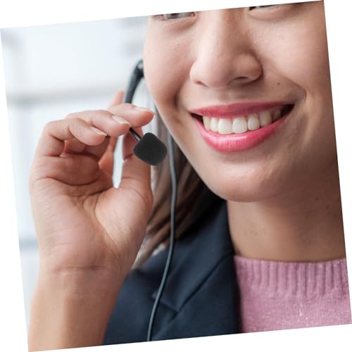 Vaguelly Conjunto de 20 alto-falantes, mini microfone, fone de ouvido, lapela para microfone, abafad