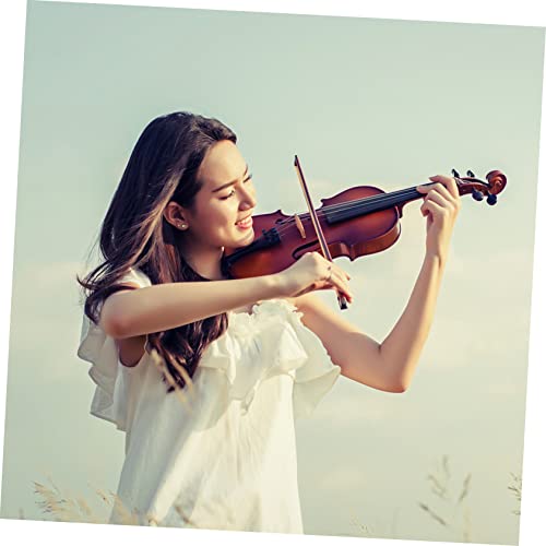 Milisten 3Pcs Red Student With Stick Accessory Balanced Round Sturdy Random Fiber Beginner Well Horse Hair Bow Practice Color Replacement Sandalwood Carbon Practice//For #TOP4