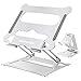 Produktbild Laptop Ständer, Verstellbar Faltbare ergonomisch Tragbarer Höhe Einstellbar Laptopständer mit Phone ständer Notebook Ständer für PC Tablet MacBook HP, Dell, Lenovo, Samsung, Surface (10-17 Zoll)