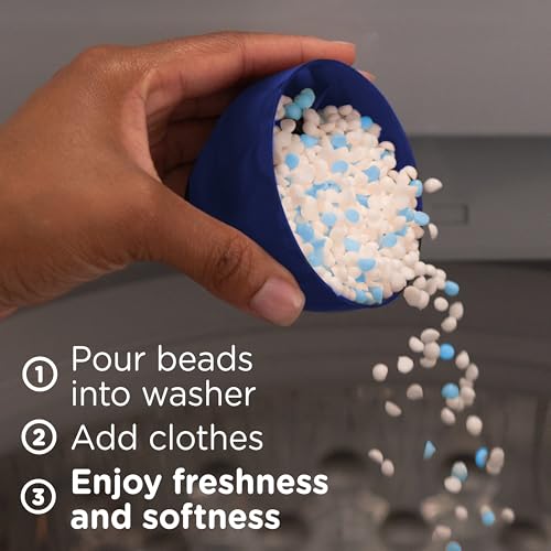 Downy Blends In-Wash Laundry Scent Booster Beads, Meadow Rain Scent, 25.6 OZ, Fabric Sottener Beads and Freshness - image 6