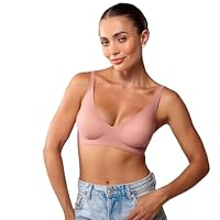 Sutiã Comfort Up Corte a Laser e Sustentação Sem Aro e Costura Ideal para Seios Pequenos Fita Up Loja Oficial (BR, Alfa, GG, Regular, Rose)