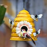 Bird Houses for Outside Metal Hanging Birdhouses for Outdoors Bluebird Houses for Outside Gifts for