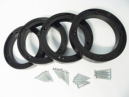 The Electronics PowerHouse Universal Case Pack of 5 1/4 or 6 Inch Speaker Depth Extenders with Screws