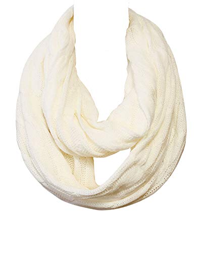 Wrapables® Winter Warm Cable Knit Infinity Scarf and Beanie Set3