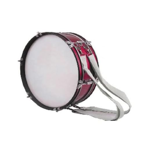 Memphis | Bombo de Marcha 16" | Color wine red | Con bandolera para llevar colgado | Incluye Maza