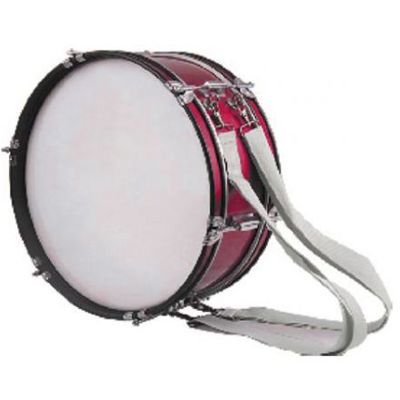 Memphis | Bombo de Marcha 16" | Color wine red | Con bandolera para llevar colgado | Incluye Maza