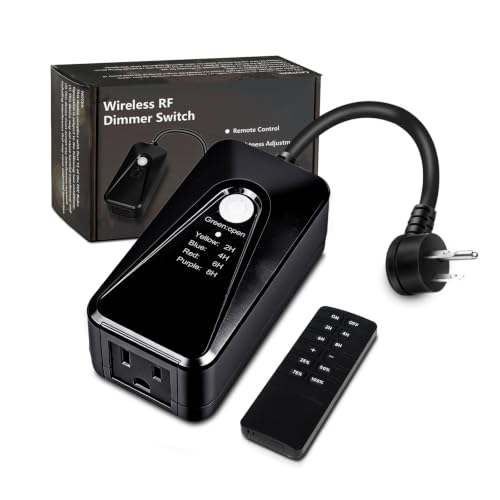GMY Outdoor Dimmer for String Lights, Remote Dimmer Switch with