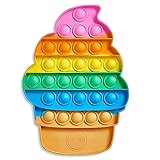 TOP TRENZ OMG Pop Fidgety Bubble Fidget Toy Stress Relief Anxiety Boredom 5' (Ice Cream Cone - 8')