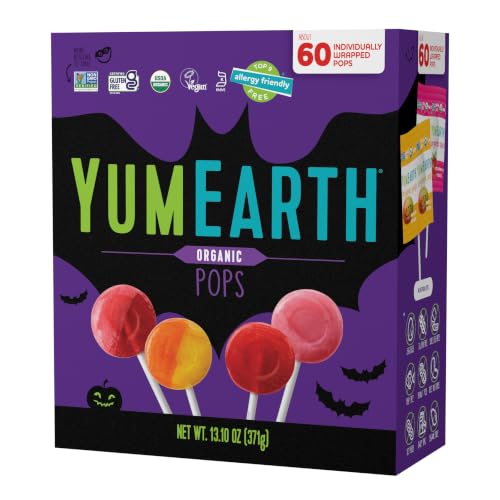 YumEarth organic Halloween lollipops