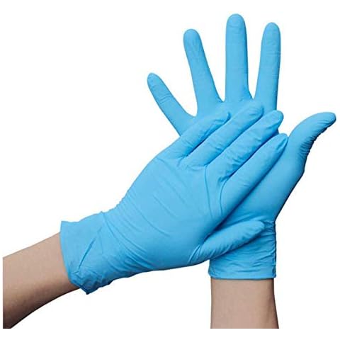 Disposable Nitrile Gloves 200 Pieces Quality Thick Antistatic Work Gloves Cover