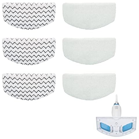 Bonus Life Steam Mop Pads for Bissell PowerFresh 1940 1806 Replacement Parts, 6 Pack Cover