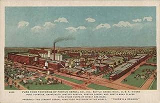 Postum Cereal Company, Inc. Battle Creek, Michigan MI Original Antique Postcard