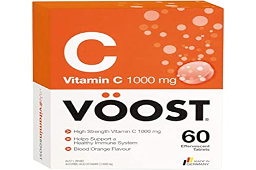 Voost Vitamin C Blood Orange Effervescent Vitamin Supplement 60 Tabs