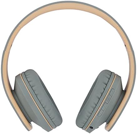 PowerLocus Bluetooth Headphones Over Ear, Wireless Headphones with Microphone, Foldable Headphone, Soft Memory Foam Earmuffs & Lightweight, Micro SD/TF, FM Radio for iPhone/Android/Tablet/PC/TV