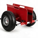 Adjustable Panel Dolly 600lb, 10' Tire Drywall Slab Mover for All Terrain