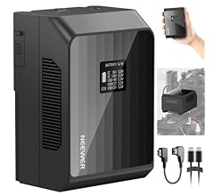 NEEWER Mini V Mount Battery PS099EP, 6800mAh 99Wh 14.5V V Lock Battery with 100W PD Fast Charging, Dual USB C/D Tap/BP/USB …