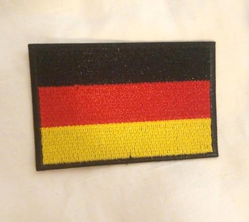 Aufnäher für Jacken Bügelbild Aufbügler Iron on Patches Applikation Aufnäher Deutschland 8 cm