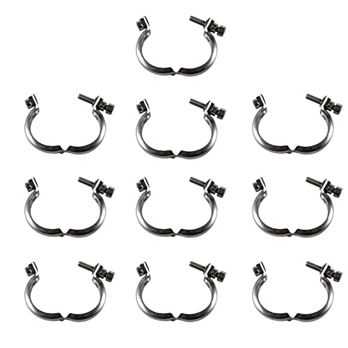 (Lot de 10) Colliers de Serrage Bride pour Vanne EGR compatible pour BERLINGO C2 C3 C4 C5 JUMPY NEMO XSARA PICASSO SCUDO CLUBMAN R55 1007 206 207 307 308 407 BIPPER EXPERT PARTNER 1.4 1.6 HDI - 16283J
