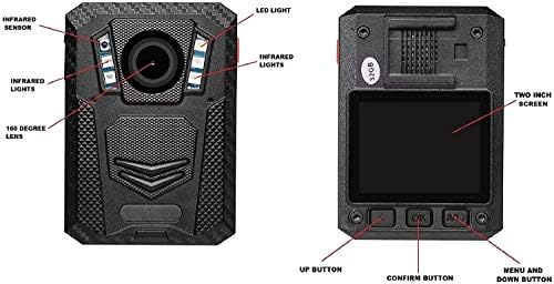 The Z5 Body CameraHD 1512p @30fps & 40MP Camera with a 160 Degree Wide Angle Lens + IR Night Vision, GPS // Comes with built in 64GB Memory Card + Chest Harness + Magnetic Mount