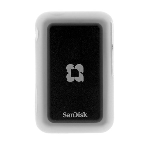 Birugear Clear White Rubber Soft Silicone Skin Cover Case For Sandisk Sansa Clip Plus 4Gb 8Gb #TOP2