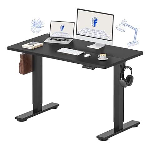 FLEXISPOT 48x24 Inch Electric Standing Desk, Black — $109.98 (15% off)