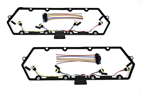 Michigan Motorsports 7.3L Powerstroke Valve Cover Gasket & Injector Harness Kit | Fits 1997-2003 Ford 7.3L Diesel F250 F350 Excursion E350 E450 by Michigan Motorsports - Used condition - US$23.91