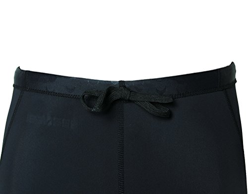 Mens Water Sports Swimsuit Long Pants Dive Skin Uv Protective Swimwear Sea Diving Surfing Trunks - 3Xl - Black (Black Stripe) #TOP4