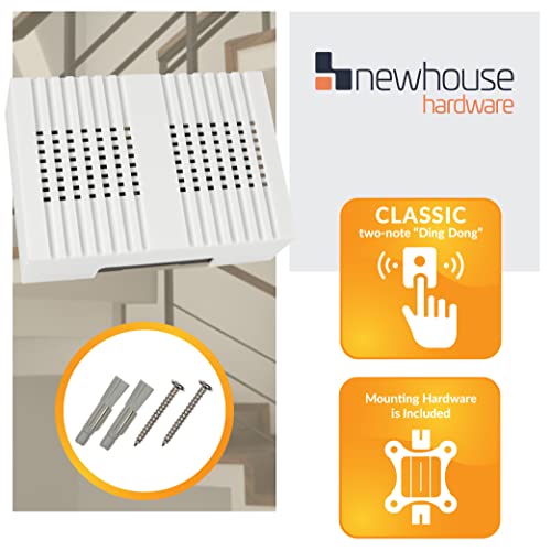 Newhouse Hardware CHM4 Doorbell Chime, White by Newhouse Hardware - Image 3