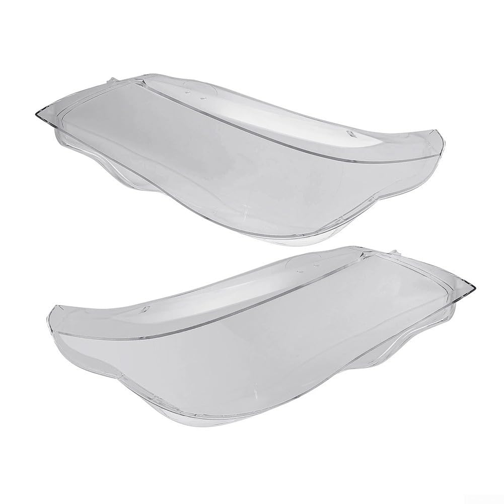 Par de cubiertas transparentes para faros delanteros E60 E61 525i para 530i 545i 550i M5 Sedan Touring 2003-2010, carcasa de repuesto de PC para carcasa agrietada amarillenta