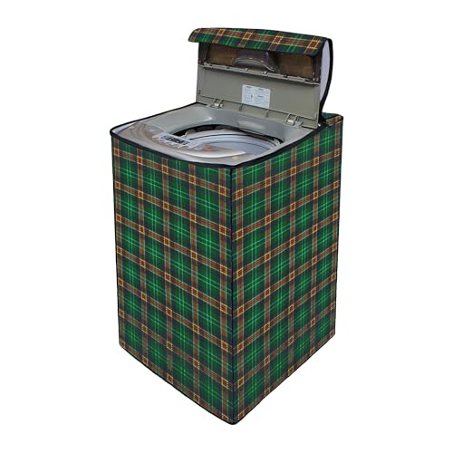 Image of Lithara Top Load Fully Automatic Washing Machine Cover for LG, Samsung, IFB, Whirlpool, Suitable for 6 KG & 6.5 KG - Waterproof, Dustproof Cover (Print-5)
