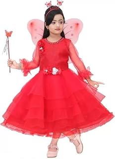 Toddler Girls Dress Cotton Frock Floral Design Lightweight Summer Birthday Outfit Set Price In India