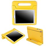 HDE iPad Mini Kids Case Shockproof Handle Stand Cover for Apple iPad Mini 2/3 Retina (Yellow)
