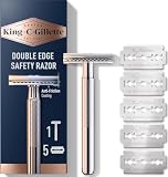 King C. Gillette Safety Razor with Chrome Plated...