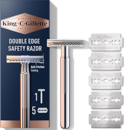 King C. Gillette Safety Razor with Chrome Plated...