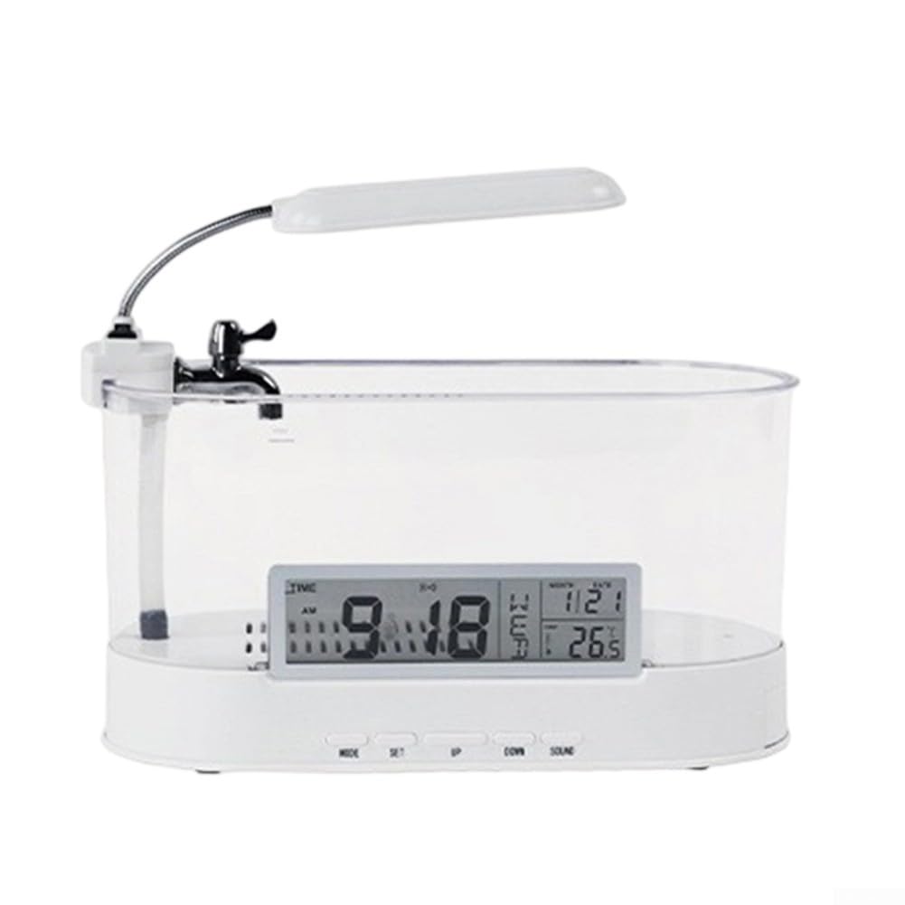 Aquarium Plastique 7L avec Éclairage LED Multicolore