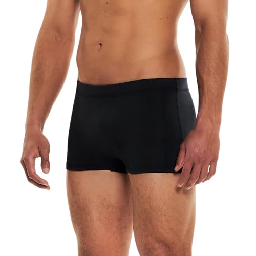 Sunga Boxer Masculina Verão Praia Piscina Lateral Larga Beach Tenis (PRETO, G)