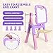 Joyooss Art Easel for Kids Toddler Easel Stand for Painting Adjustable,Magnetic Double Sided Drawing Dry Erase Board Children Art Accessories for Kid Ages 4-8 Boys and Girls Gift Learning Toy