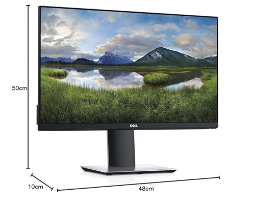 Dell P2319H Pantalla para PC Plana Mate Negro - Monitor (58,4 cm (23"), 1920 x 1080 Pixeles, Full HD, LED, 8 ms, Negro)