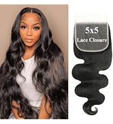 5x5 Hd Lace Closure Human Hair Closure Body Wave Hair Closure For Black Women 5x5 Lace Frontal Cl...